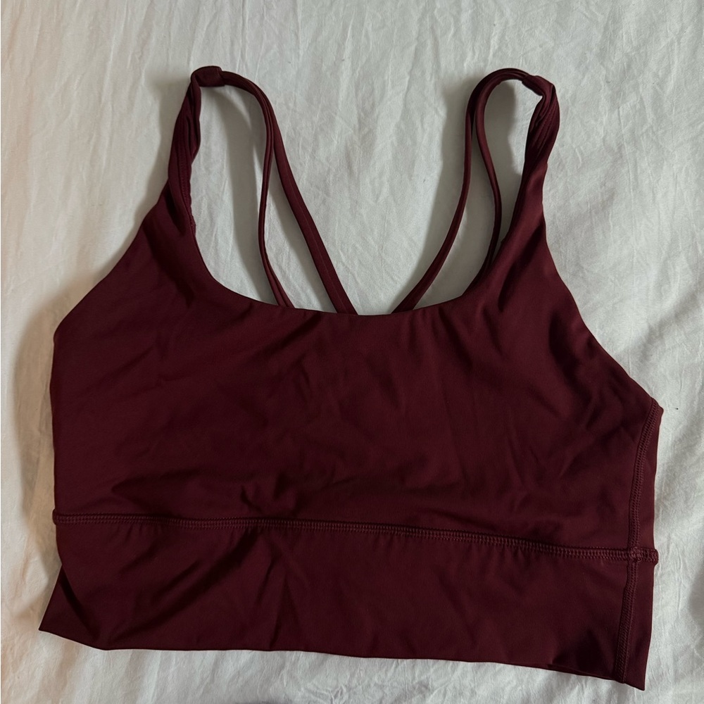 CRZ Yoga Women's Burgundy Sports Bra